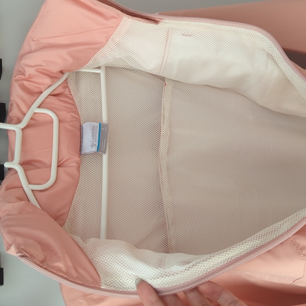Columbia Peach Pink Girls' Raincoat - Picture 6 of 8
